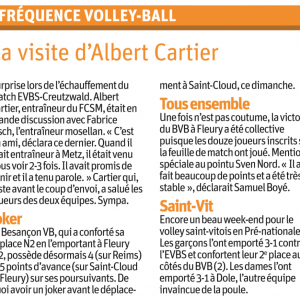 23.11.16 Fréquence Volley